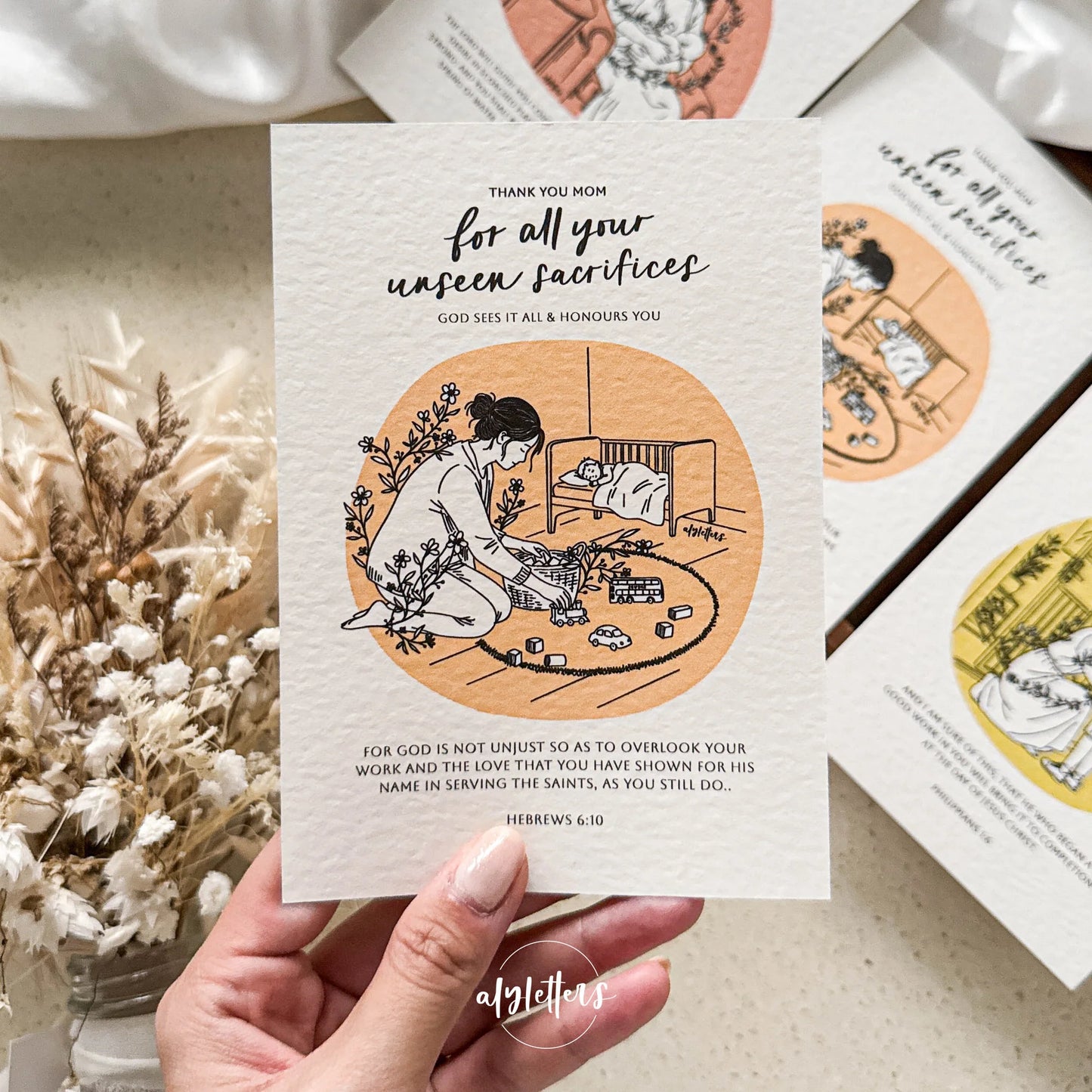 Blessing Cards (Set of 3) - Thank You Mom