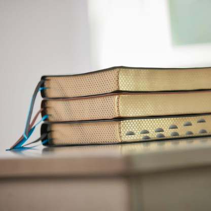 NKJV, Large Print Thinline Reference (Blue Letter) Maclaren Series, Genuine Leather