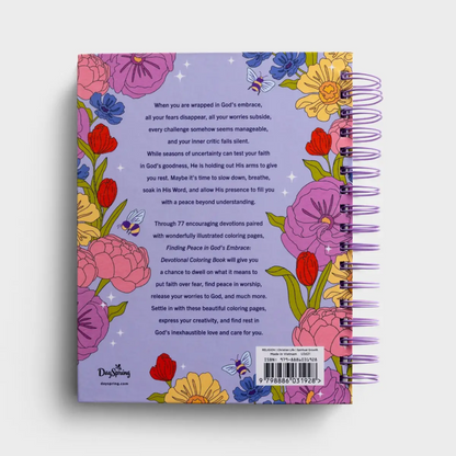 Finding Peace in God's Embrace: Devotional Coloring Book (U3621)