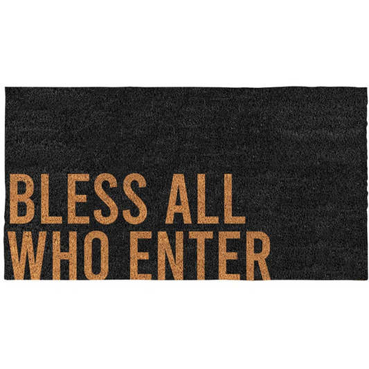 Door Mat (Large) - Bless All Who Enter (N1441)