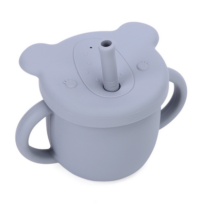 3-in-1 Silicone Sippy Cup
