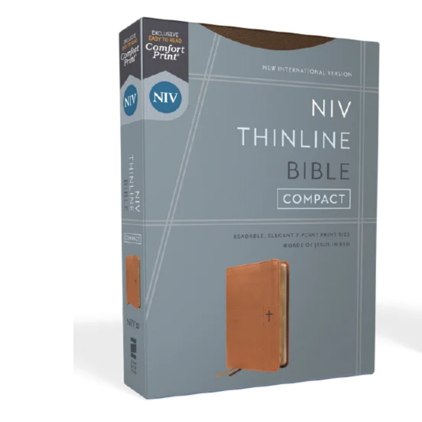 NIV Thinline Bible, Compact, Leathersoft