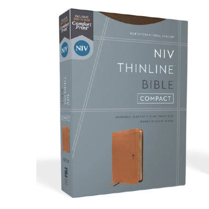 NIV Thinline Bible, Compact, Leathersoft