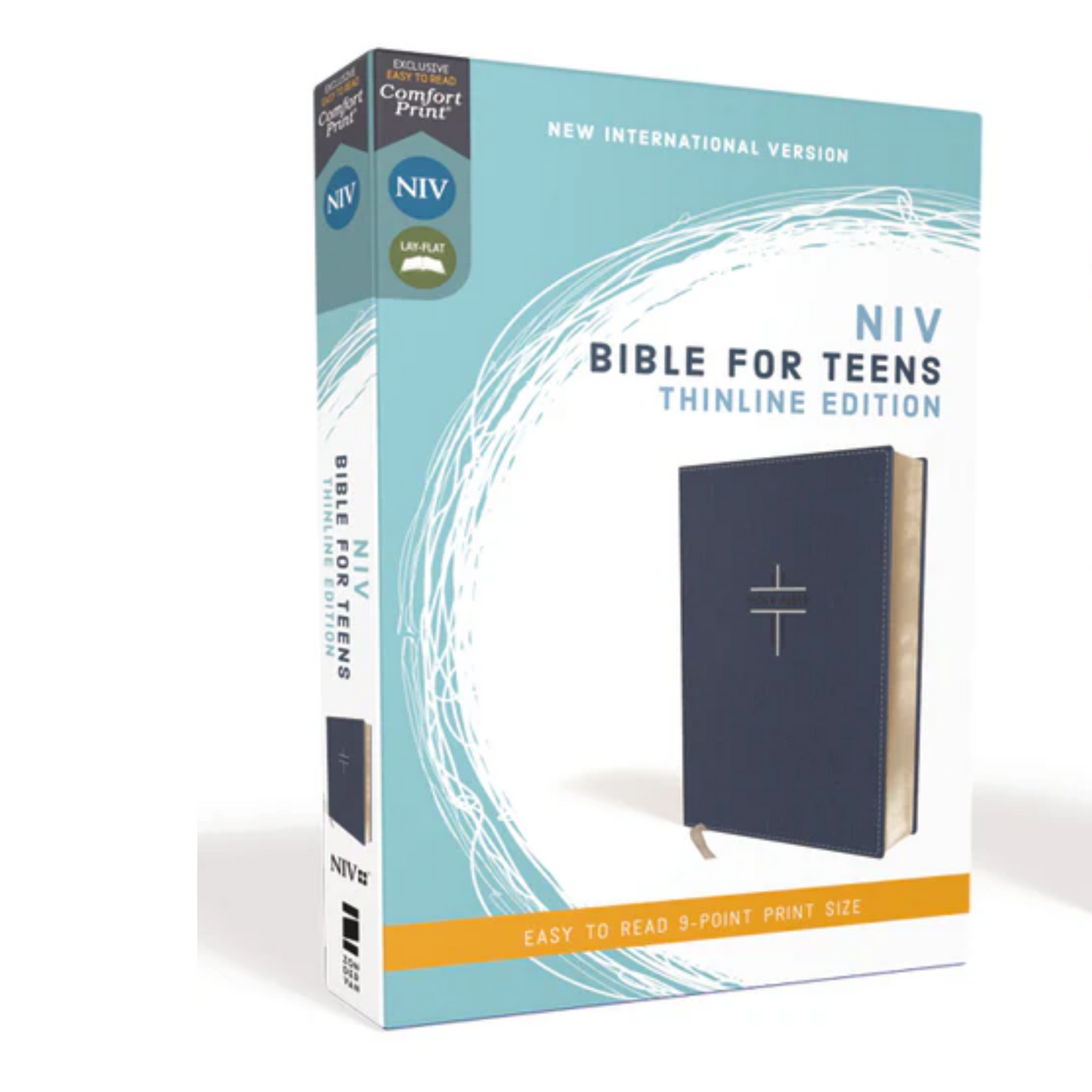 NIV,  Thinline Bible for Teens, Blue Leathersoft