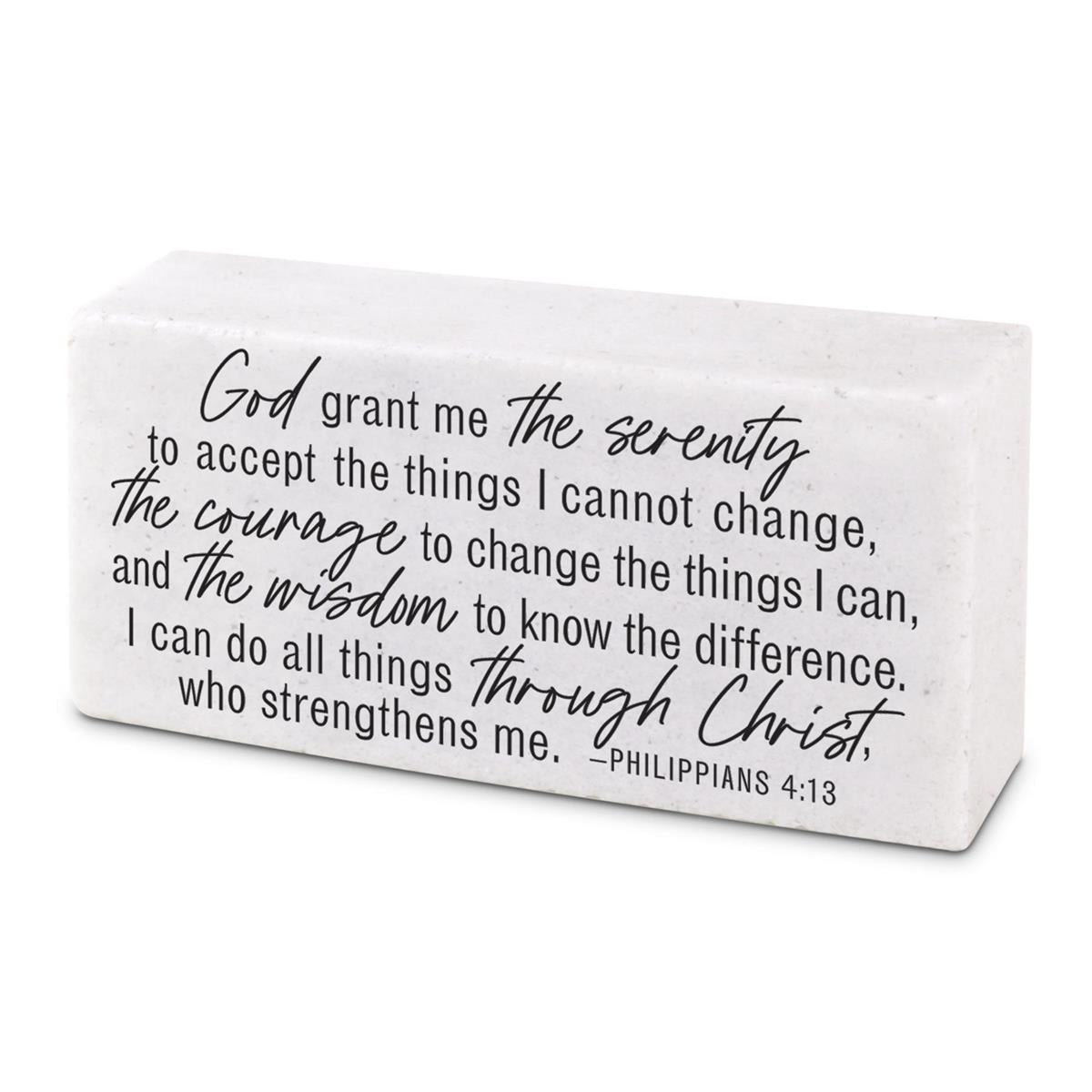 Scripture Block Plaque