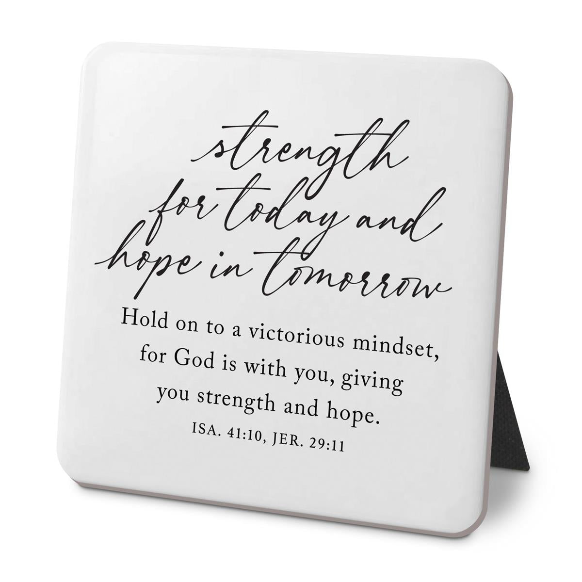 Tabletop Plaque, Black & White Series