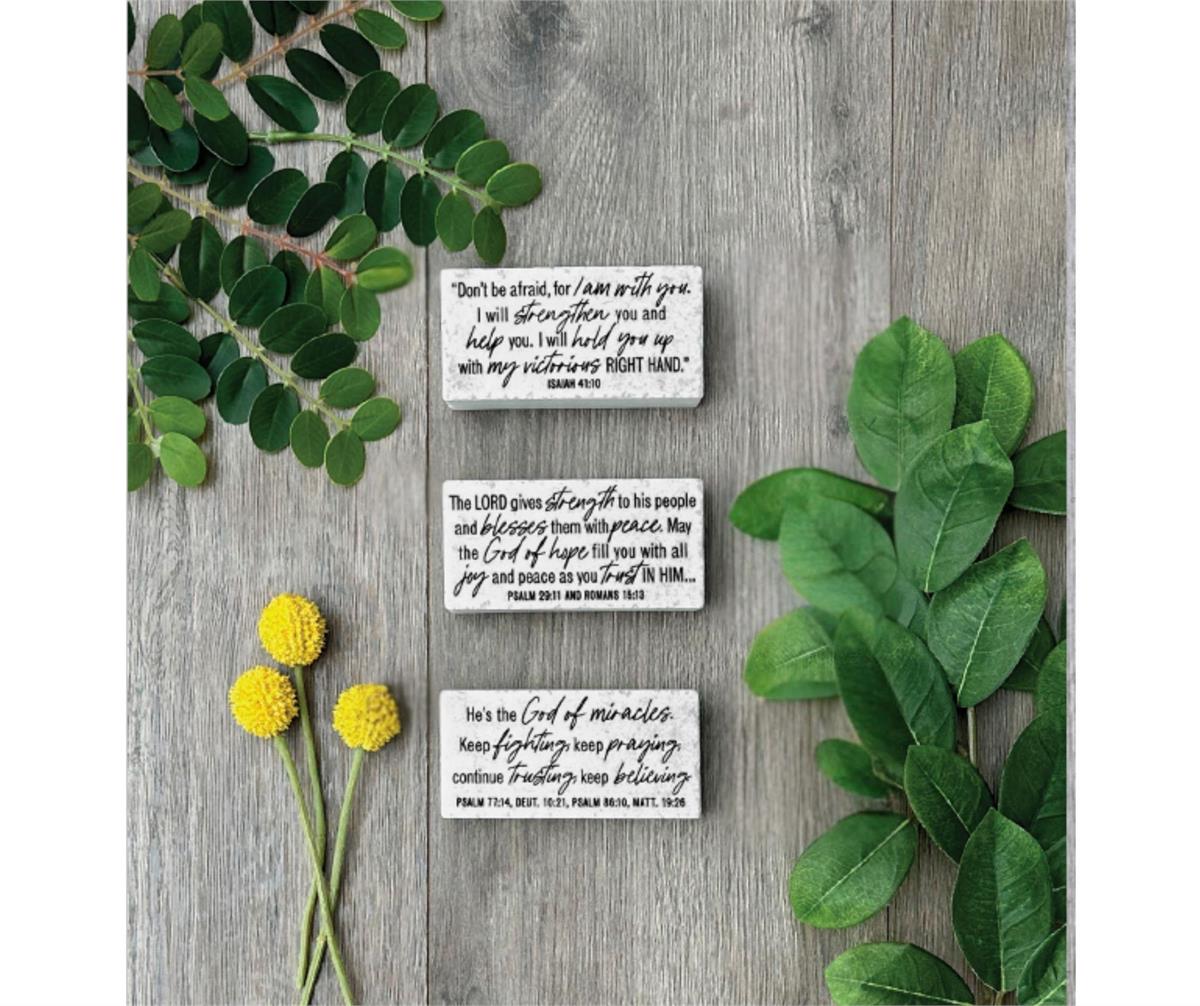 Scripture Block Plaque