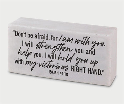 Scripture Block Plaque