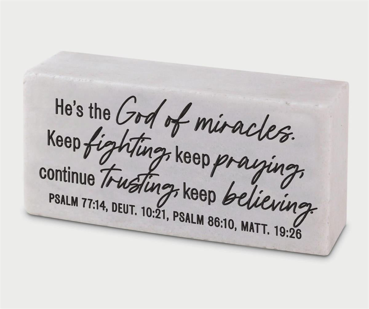 Scripture Block Plaque