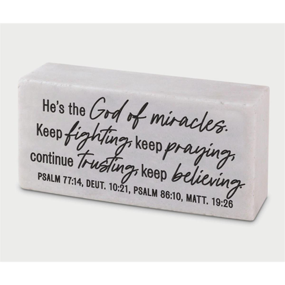 Scripture Block Plaque