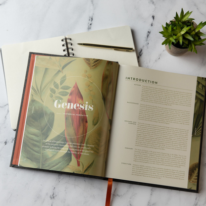 The Old Testament Handbook, Charcoal Cloth Over Board