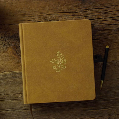 ESV Journaling Study Bible, TruTone® over Board, Nubuck Caramel