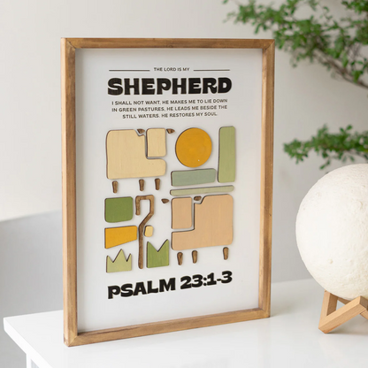Wall Frame - The Lord Is My Shepherd (DP010)