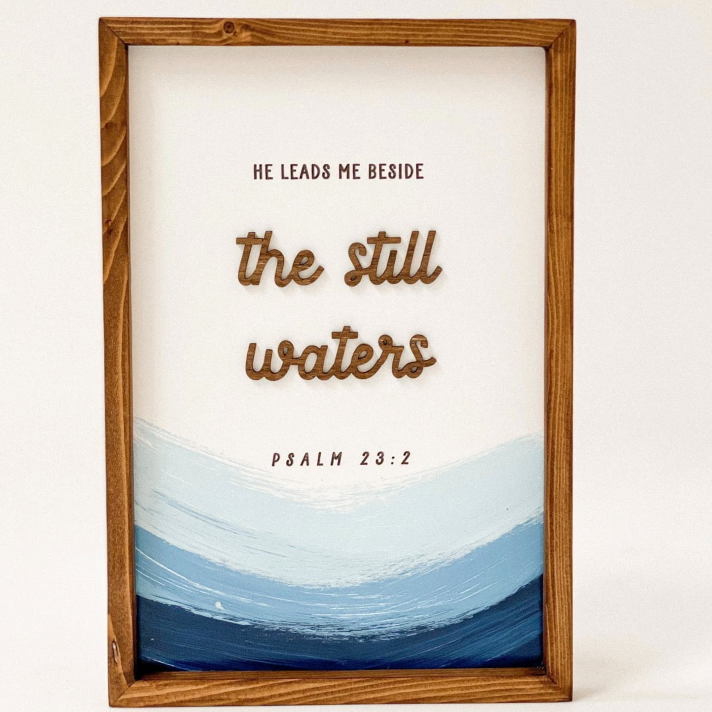 Wall Frame - Psalm 23:2