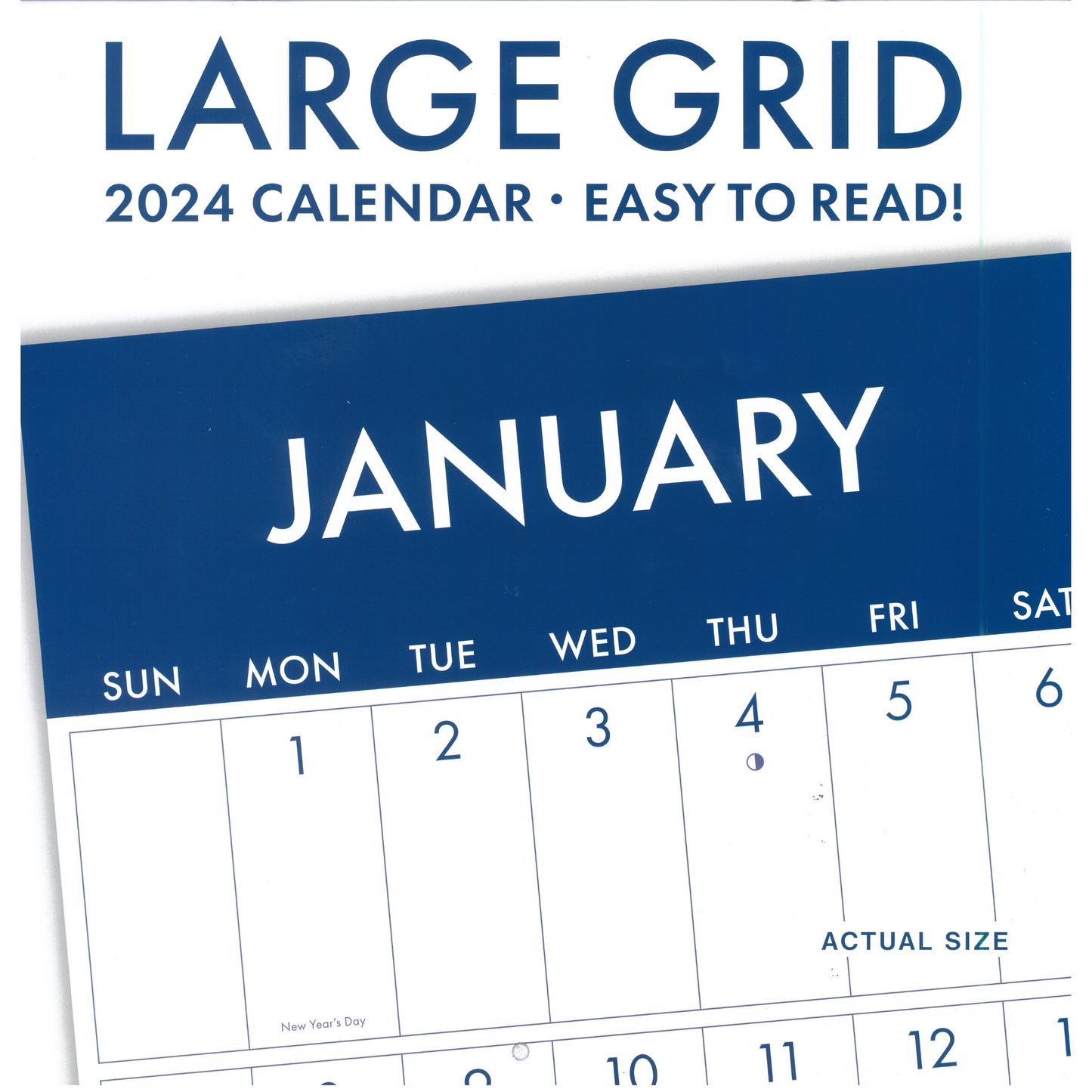 2024 Wall Calendar - Large Grid (#U0170)