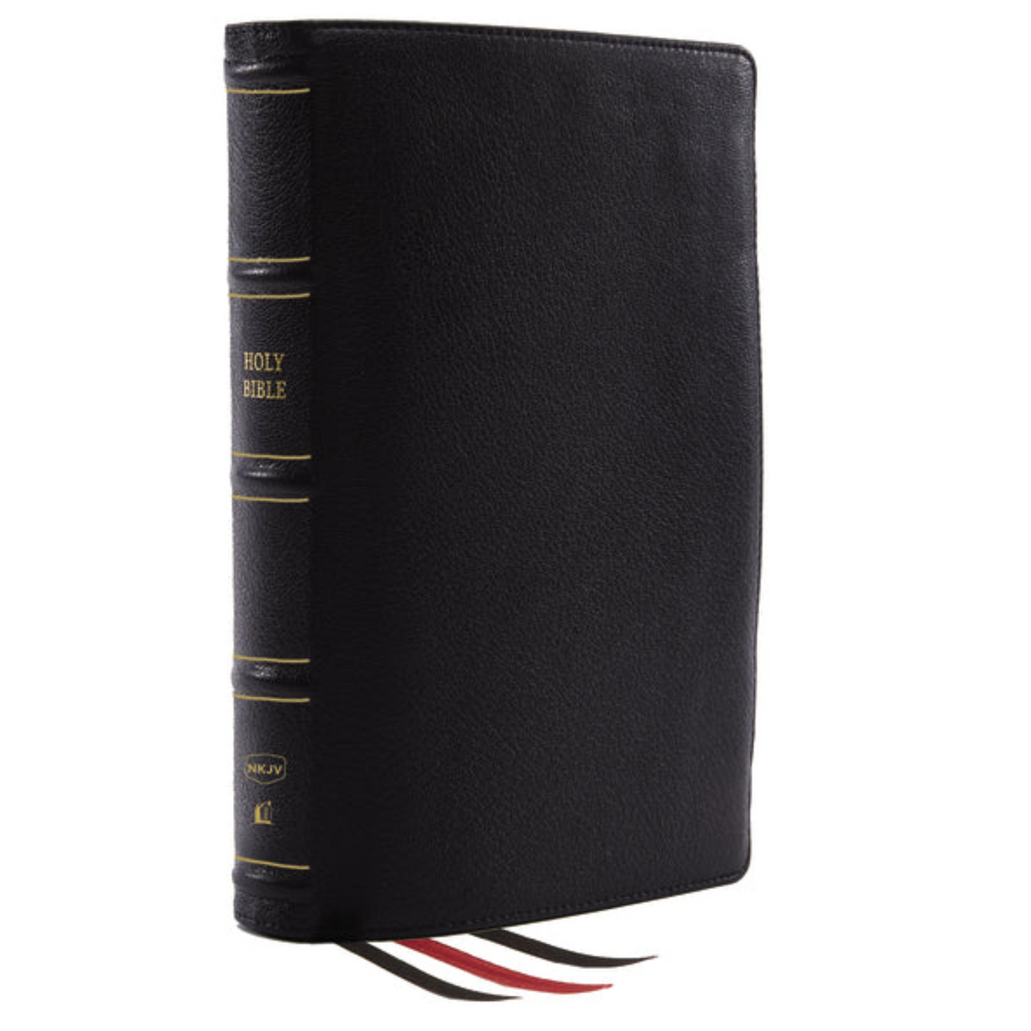 NKJV, Reference Bible, Classic Verse-by-Verse, Center-Column, Genuine Leather, Black