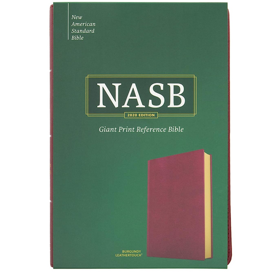 NASB Ref, Super Giant Print (2020 ed) BURGUNDY LT