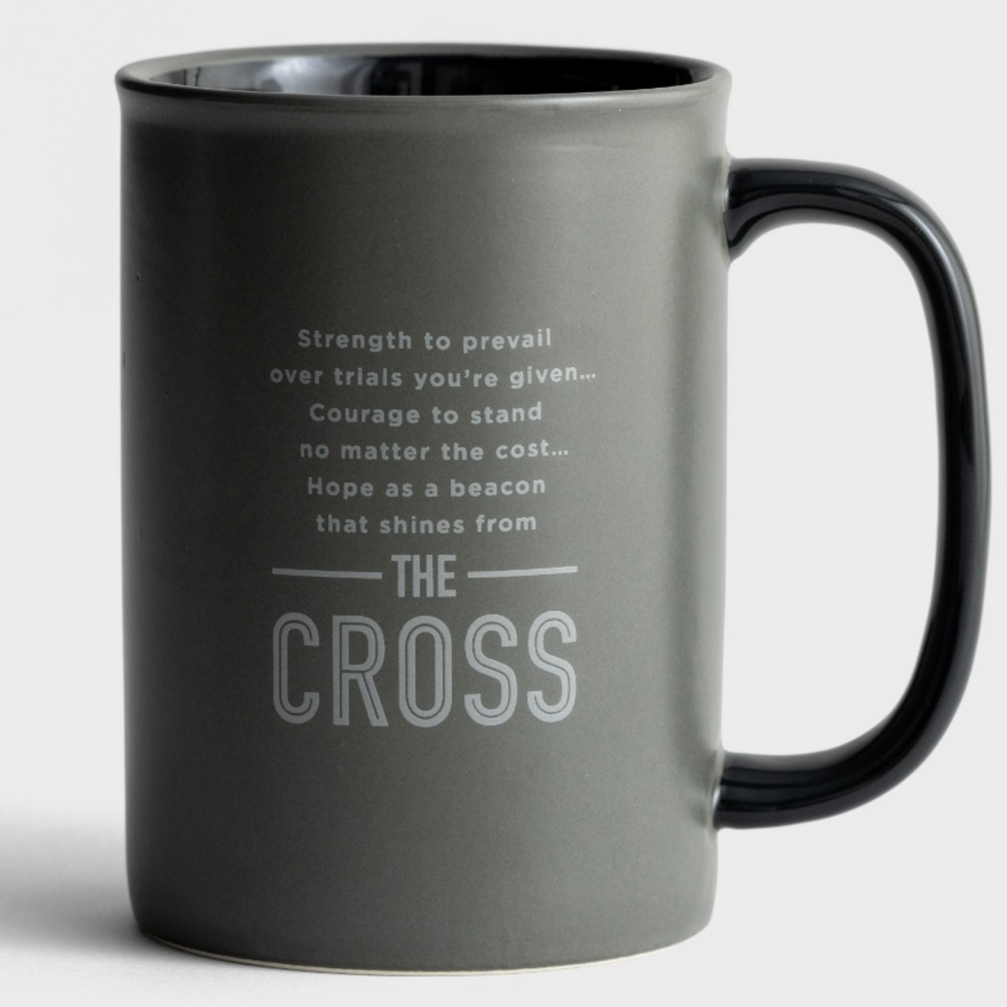 Ceramic Mug - Strong & Courageous (#J4586)