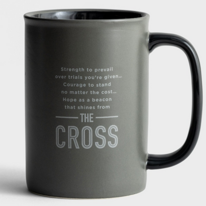 Ceramic Mug - Strong & Courageous (#J4586)