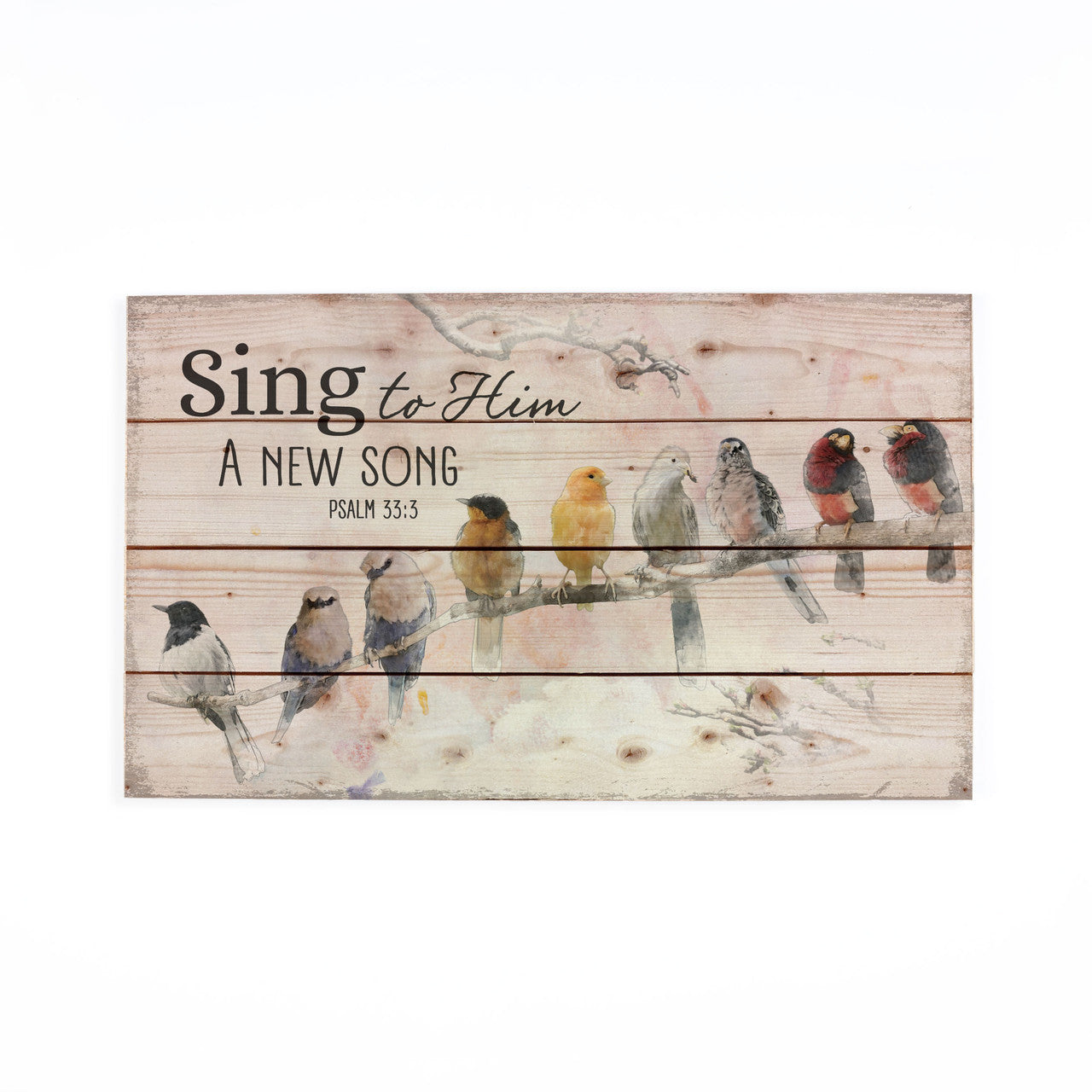 Pallet Wall Decor - Sing To Him (PNL0086)
