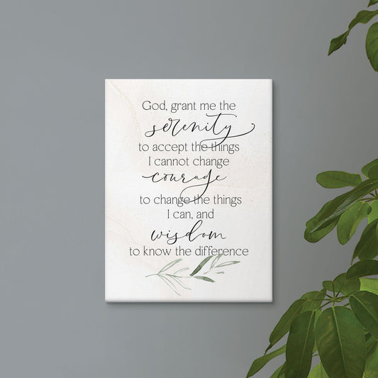 Canvas - Serenity Prayer (CVS0270)
