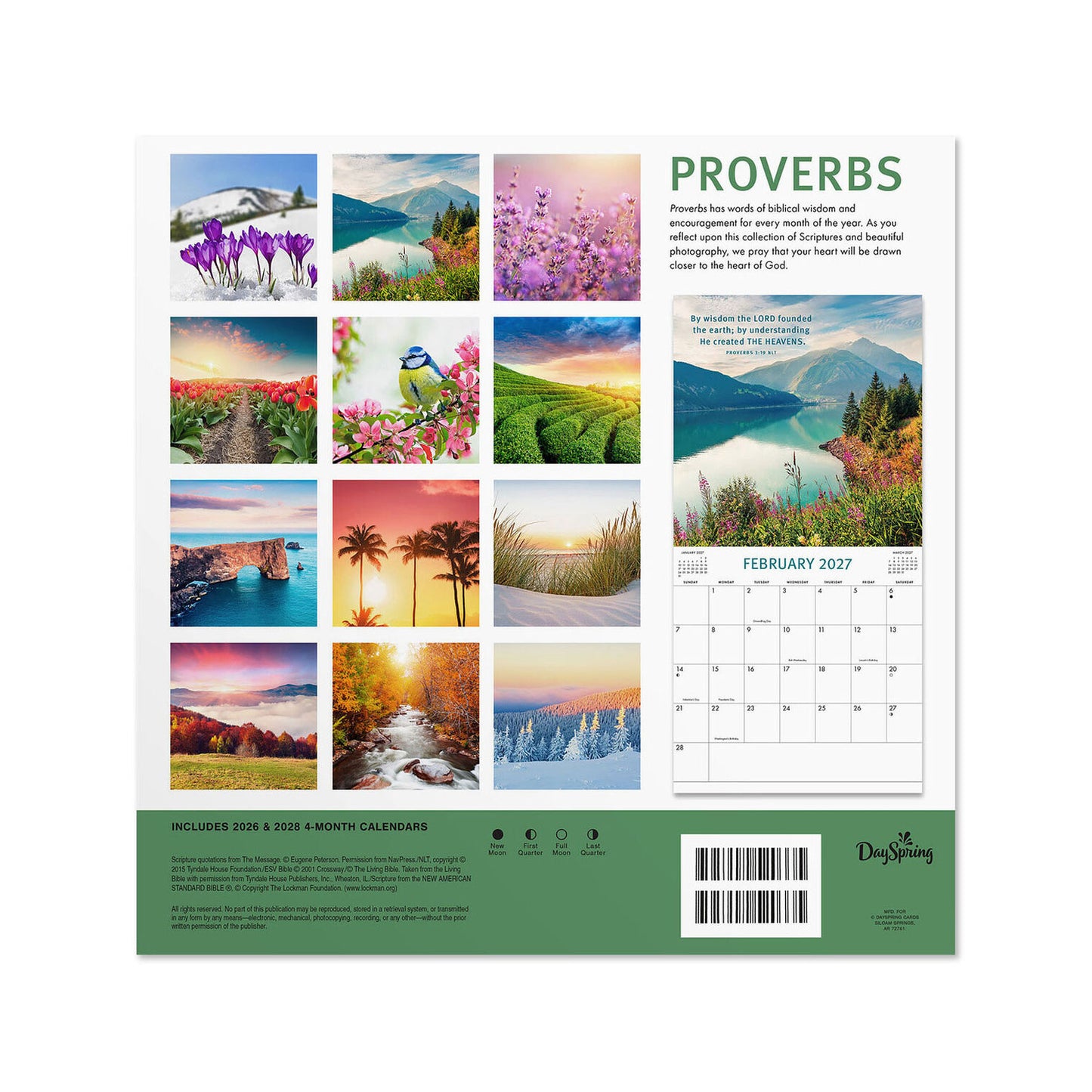 2027 Wall Calendar - Proverbs