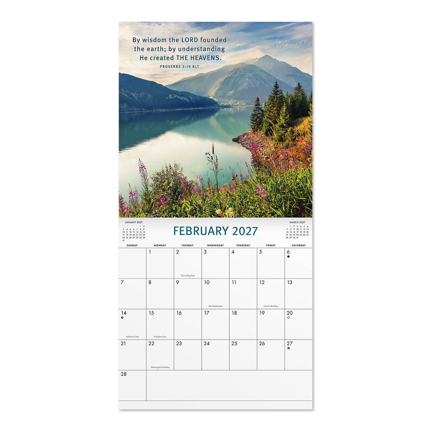 2027 Wall Calendar - Proverbs