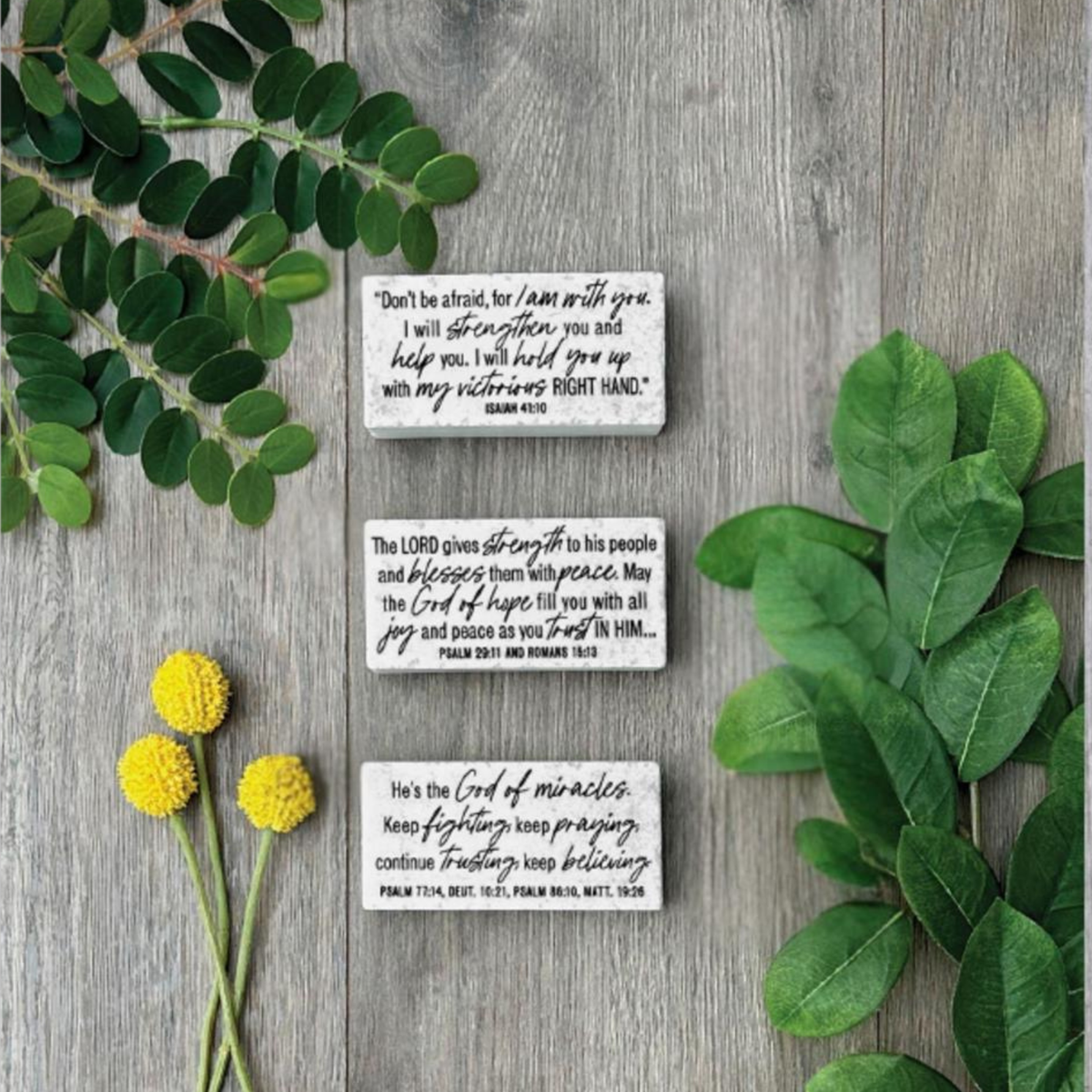 Scripture Block Plaque