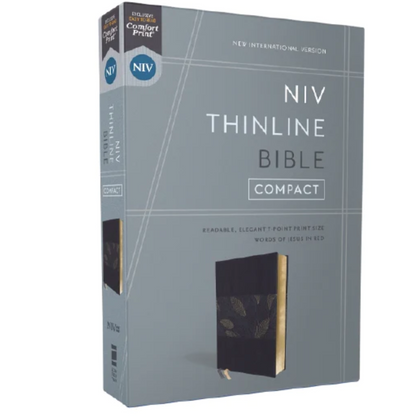 NIV Thinline Bible, Compact, Leathersoft