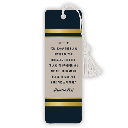For I Know the Plans - Bookmark with Tassel (J0937)