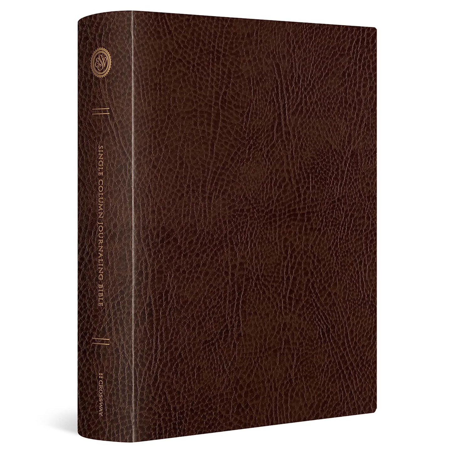 ESV Single Column Journaling Bible®, Large Print - Bonded Leather, Mocha