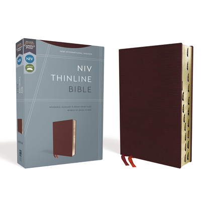 NIV, Thinline Bible, Bonded Leather, Indexed
