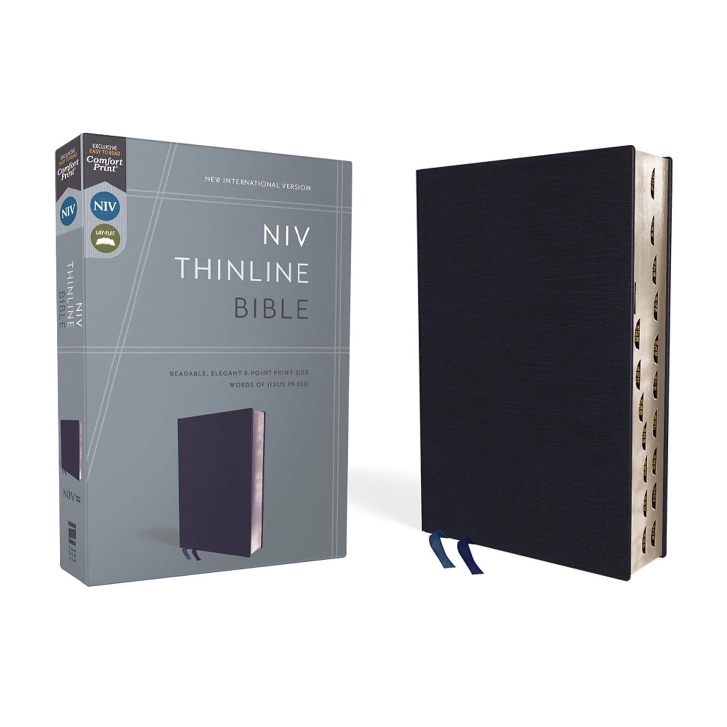NIV, Thinline Bible, Bonded Leather, Indexed