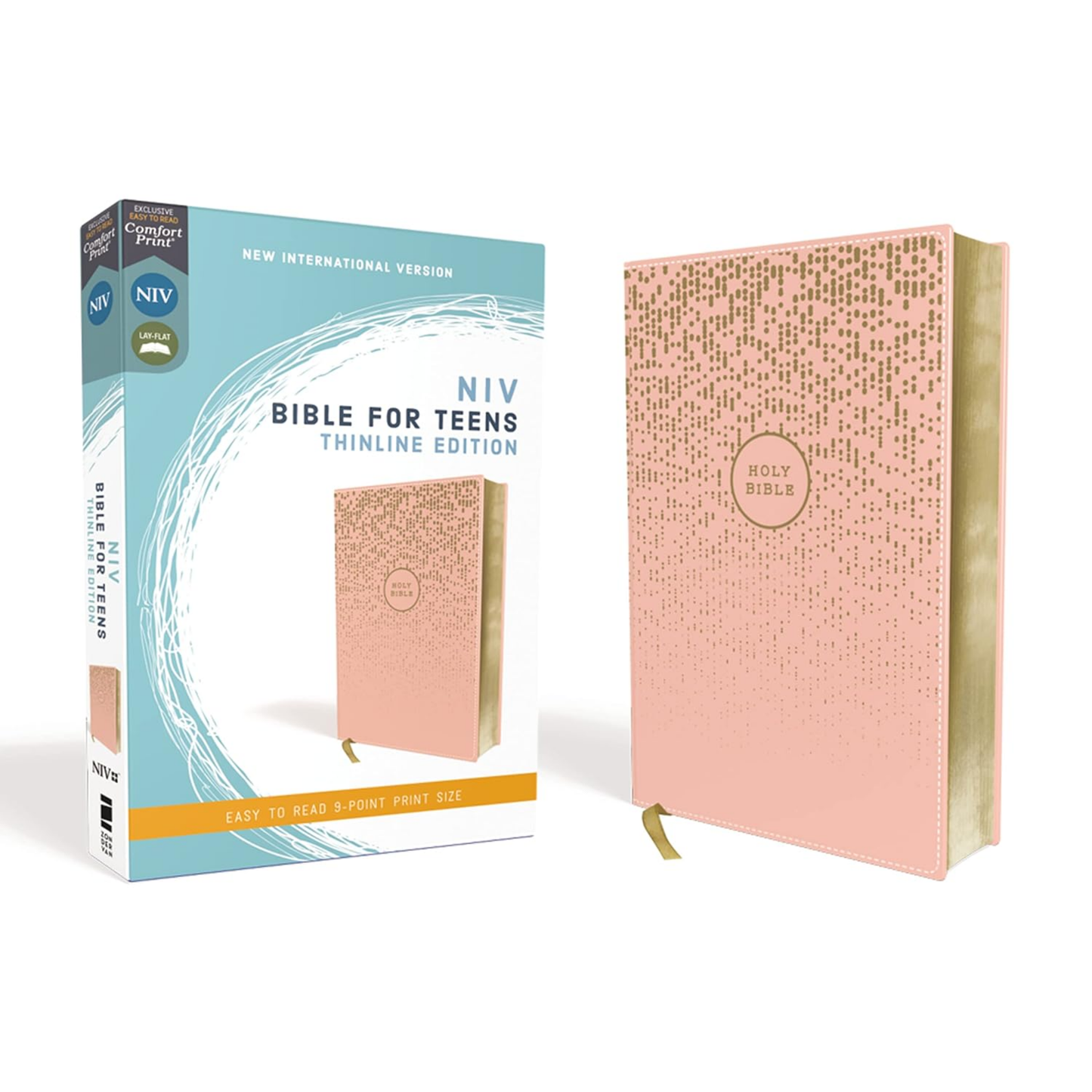 NIV, Thinline Bible for Teens, Pink Leathersoft