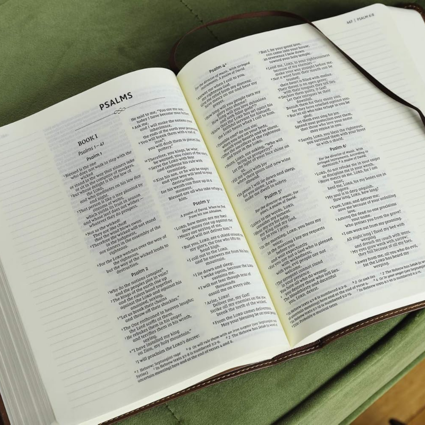NIV, Journal the Word Bible, Double-Column, Brown Leathersoft