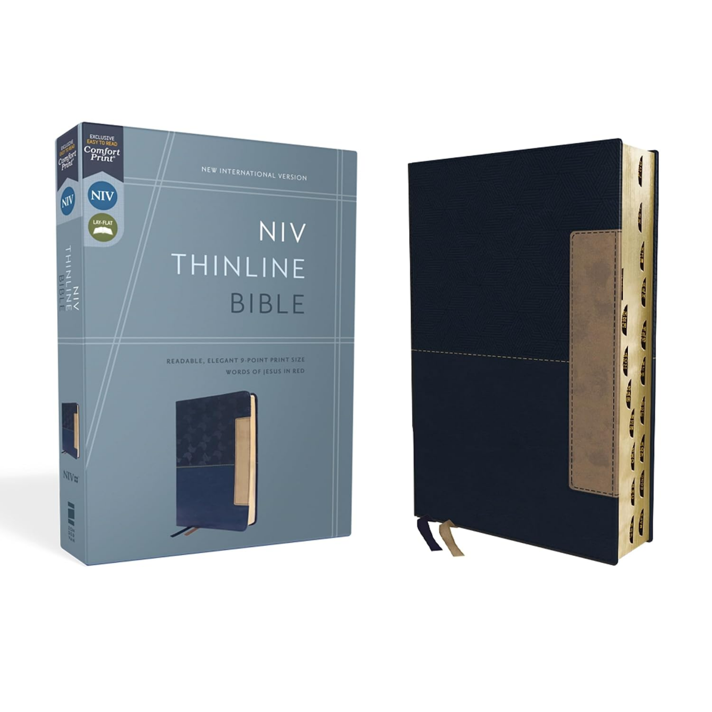 NIV, Thinline Bible, Leathersoft, Indexed