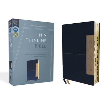 NIV, Thinline Bible, Leathersoft, Indexed