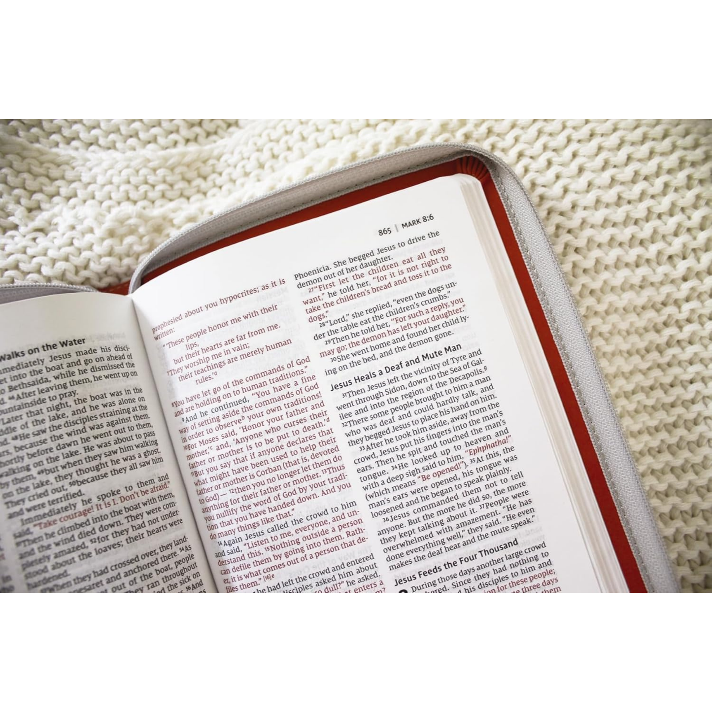 NIV Thinline Bible, Leathersoft (Zippered)