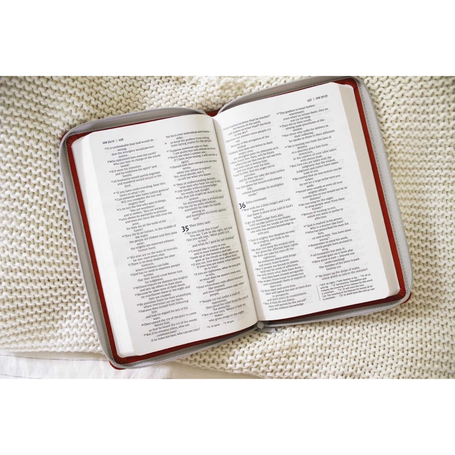 NIV Thinline Bible, Leathersoft (Zippered)