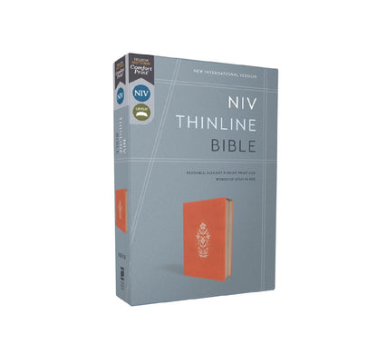 NIV Thinline Bible, Leathersoft (Zippered)