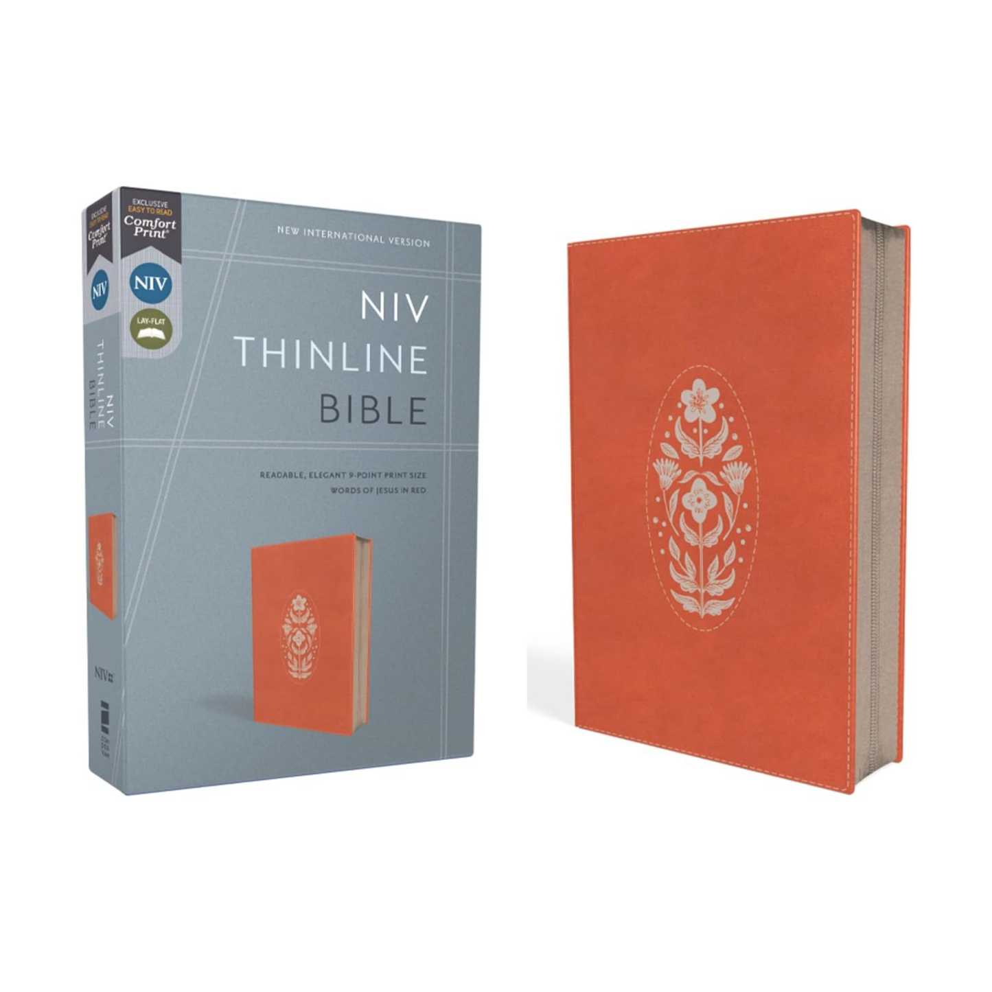 NIV Thinline Bible, Leathersoft (Zippered)