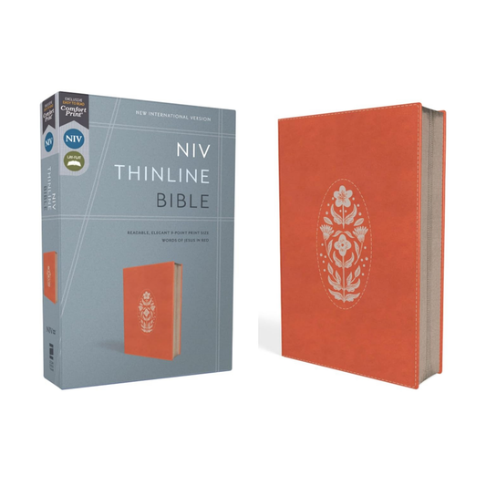 NIV Thinline Bible, Leathersoft (Zippered)