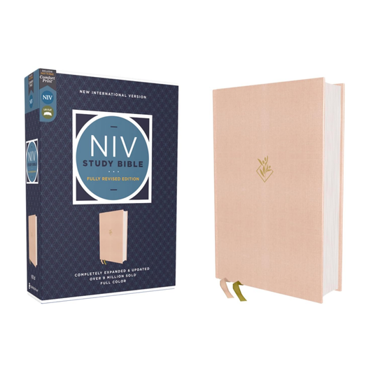 NIV Study Bible, Fully Revised Edition, Pink Hardcover