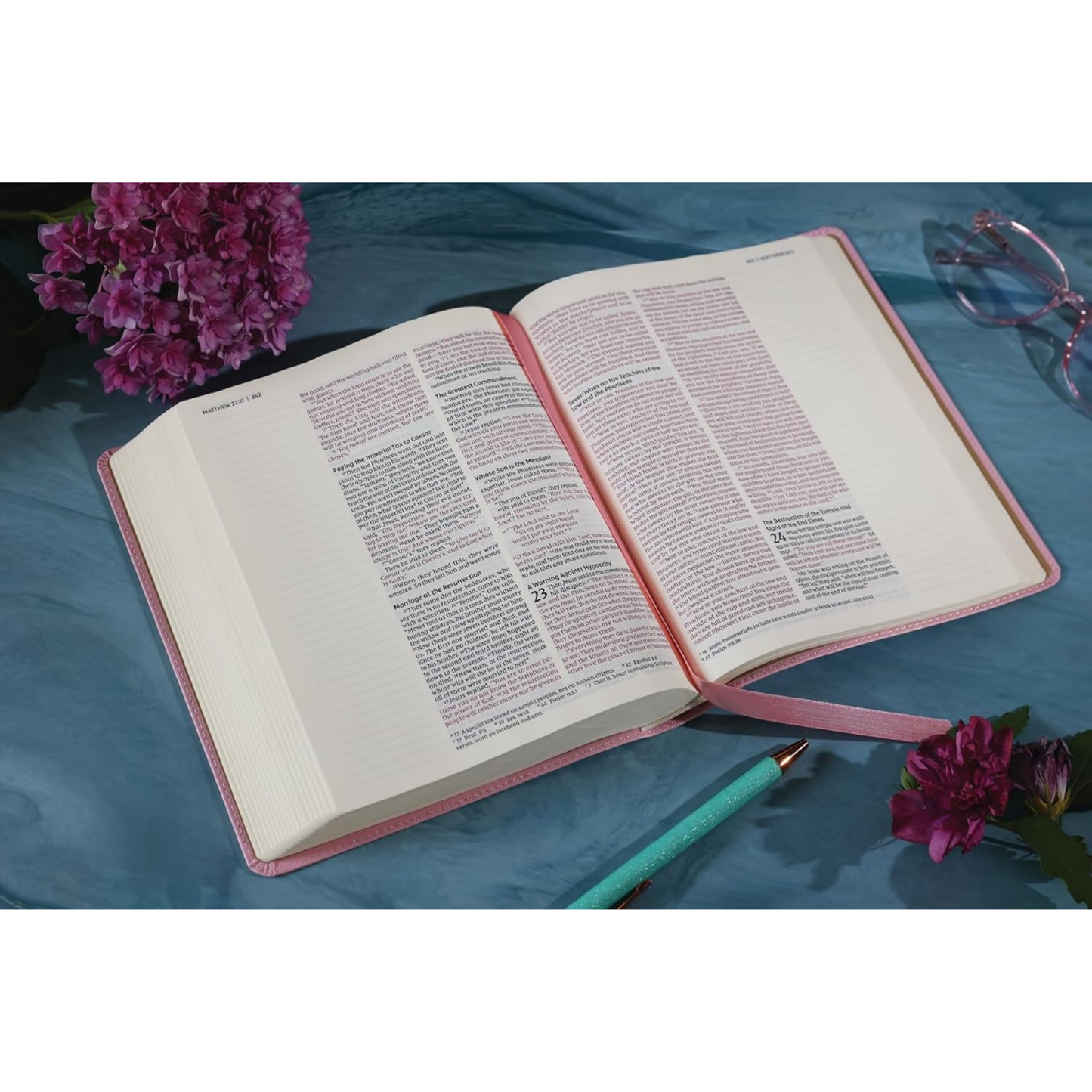 NIV, Journal the Word Bible, Double-Column, Cloth over Board, Lemon