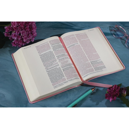 NIV, Journal the Word Bible, Double-Column, Cloth over Board, Lemon