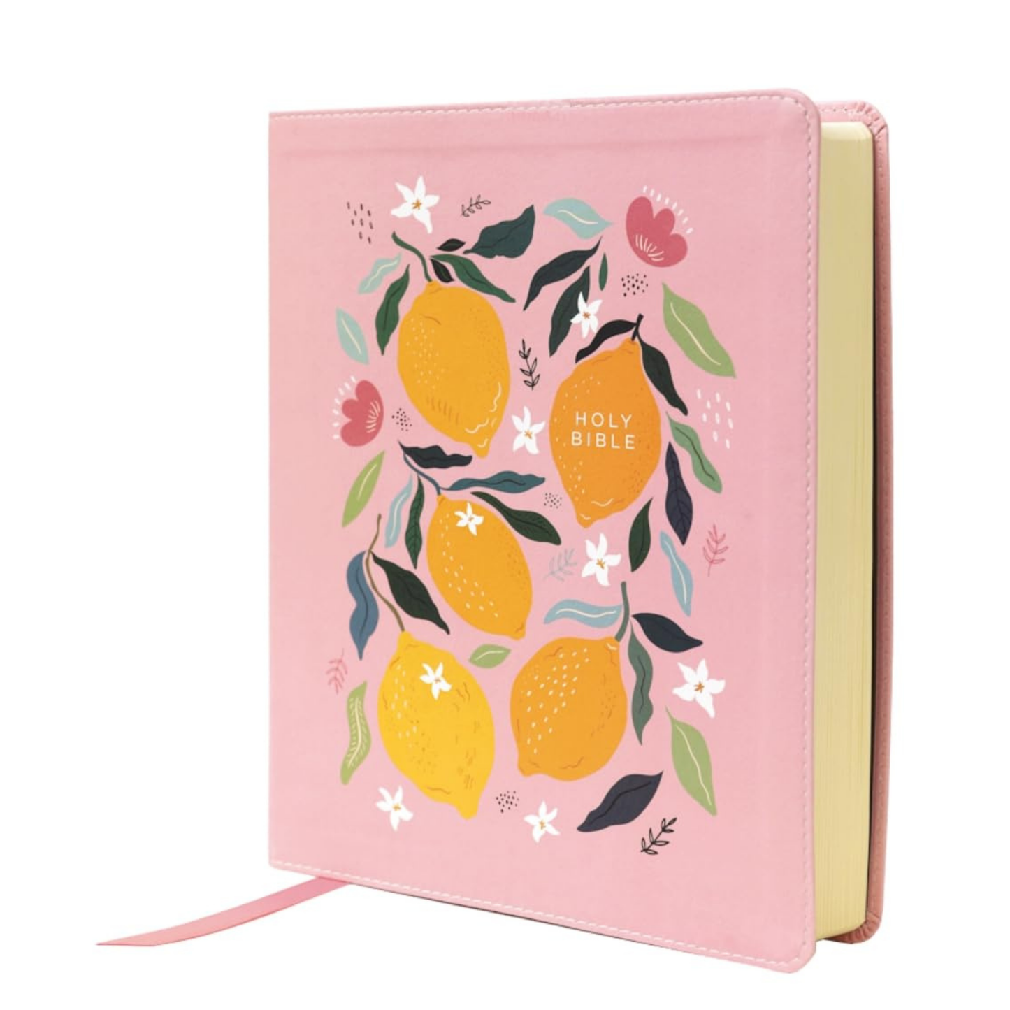 NIV, Journal the Word Bible, Double-Column, Cloth over Board, Lemon