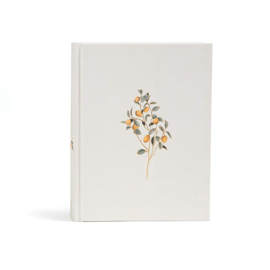 CSB Notetaking Bible, Hosanna Revival Edition - Lemon Cloth Over Board