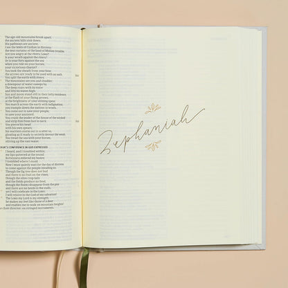 CSB Notetaking Bible, Hosanna Revival Edition - Lemon Cloth Over Board