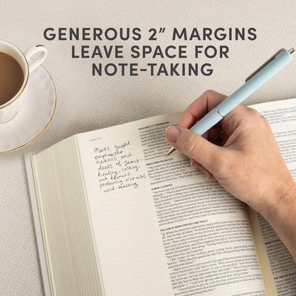 CSB Notetaking Bible, Hosanna Revival Edition - Lemon Cloth Over Board