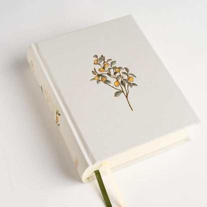 CSB Notetaking Bible, Hosanna Revival Edition - Lemon Cloth Over Board